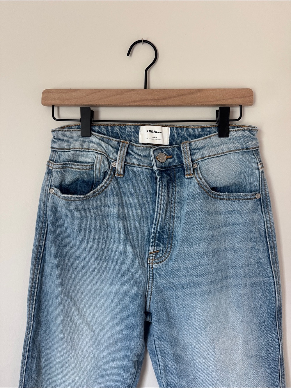 KanCan Light Wash High-Rise Jeans bootcut